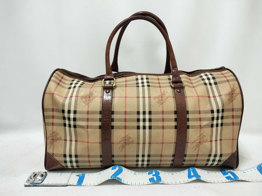 Burberrys Nova Check Boston Bag