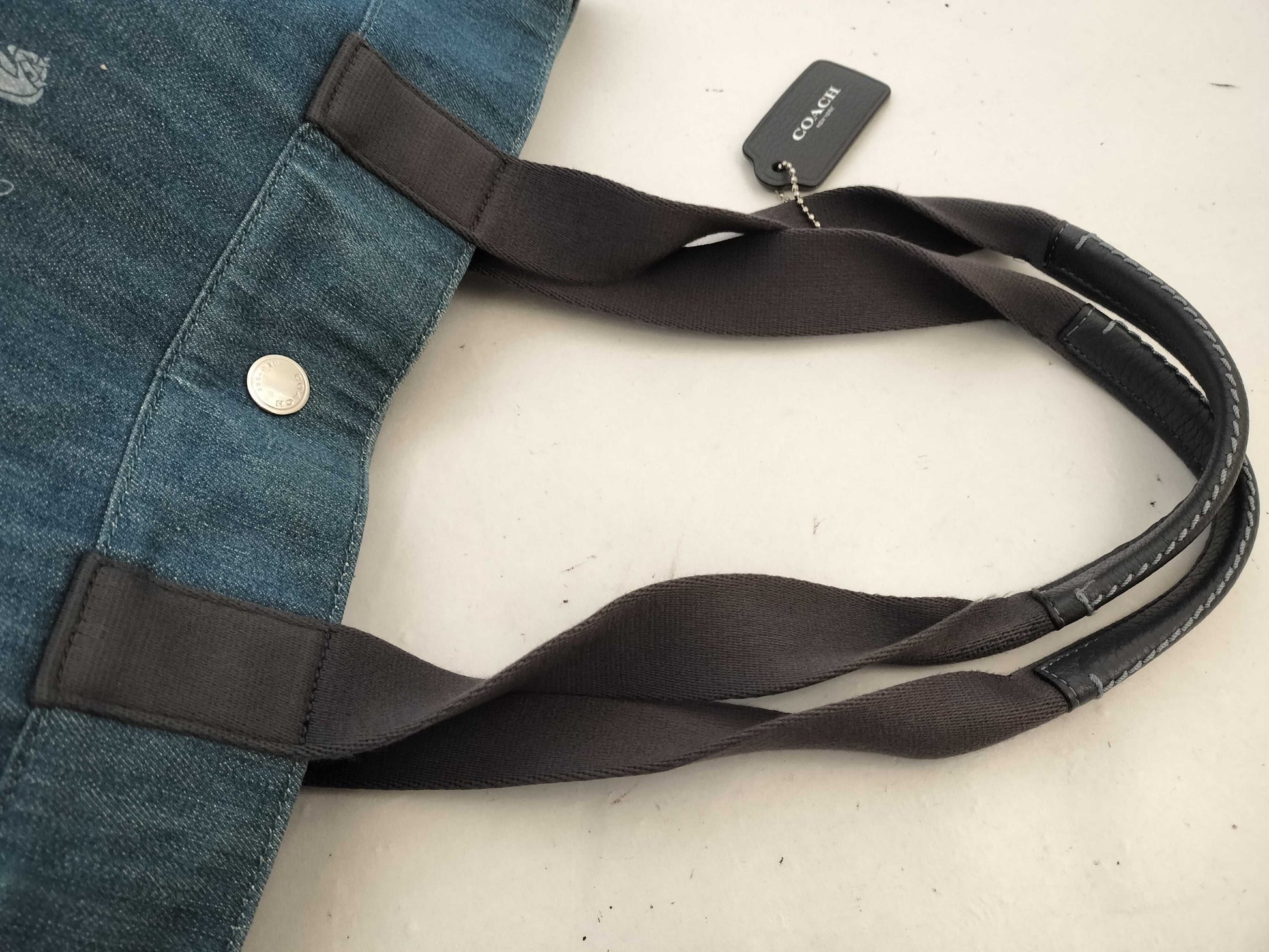 COACH Denim Tote F25902 Tote Bag