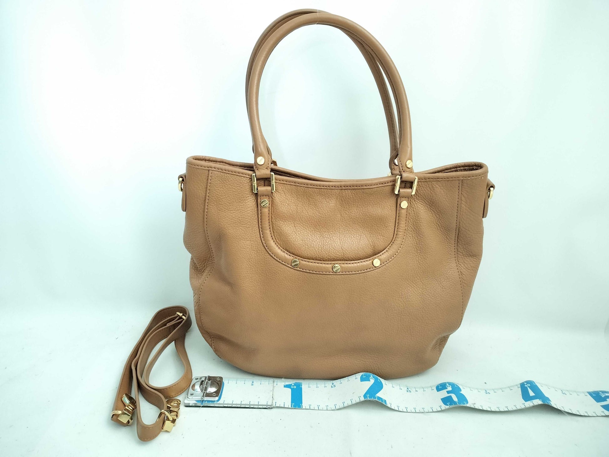 Tory Burch 2-Way Leather Tote Bag, Brown