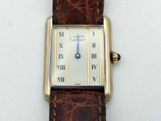 Cartier Must Tank LM 590005 67596 Quartz Unmoving Women's Watch