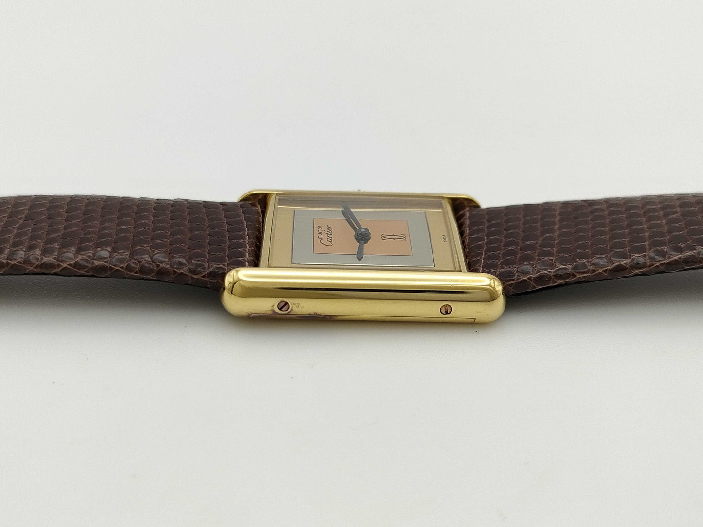 Cartier Must Tank LM Manual Winding 6223819 Trinity Dial Manual Winding Women's Watch