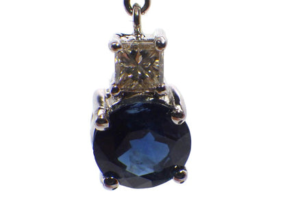 S0.99ct D0.53ct / S1.16ct D0.53ct K18WG 2.9g Earrings 