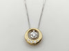 TASAKI D0.18/0.09ct 750/K18WG 5.0g Necklace 