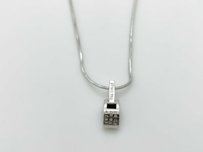 POLA S0.28ct D0.05ct WG 750 6.3g Necklace 