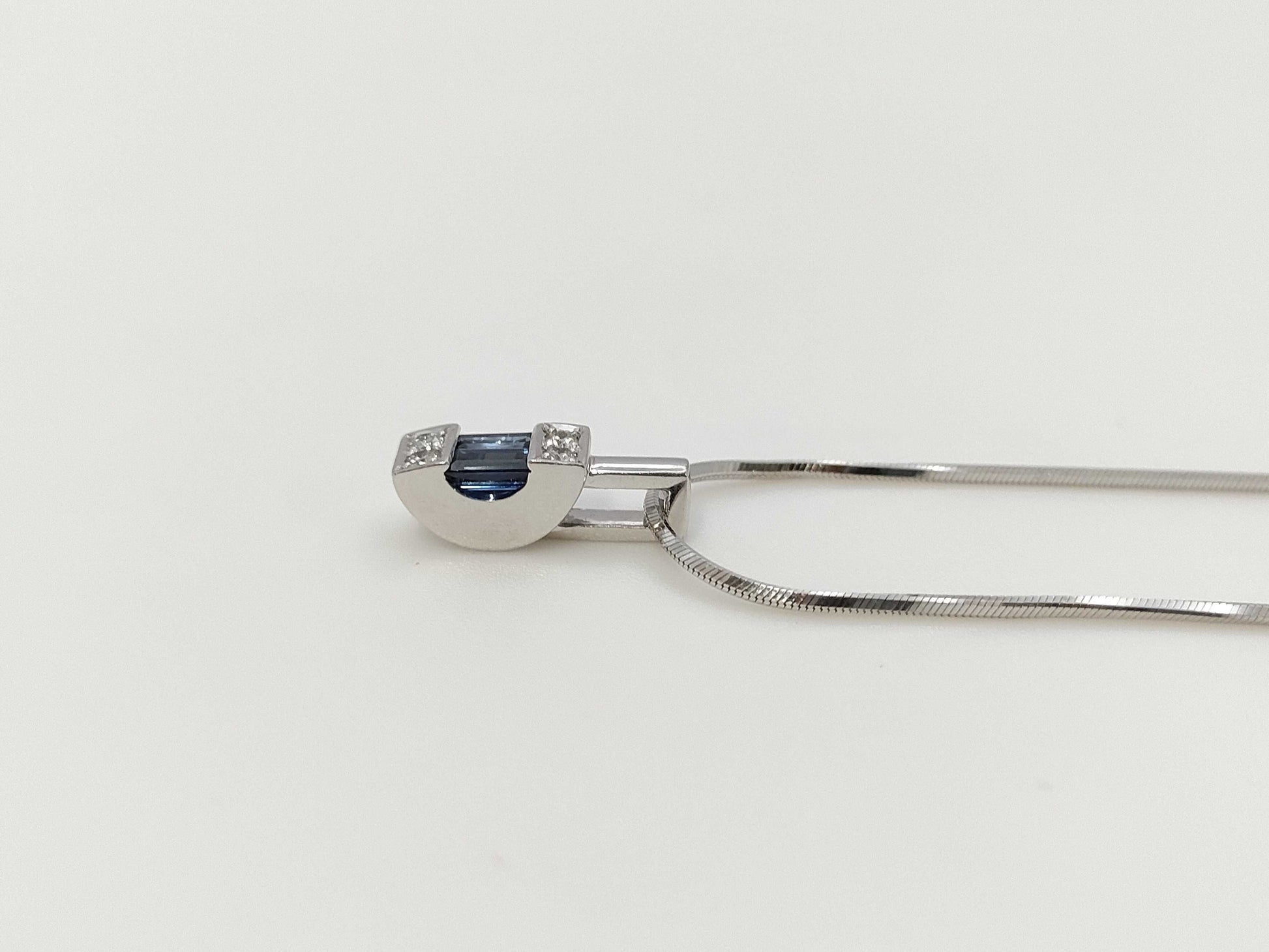 POLA S0.28ct D0.05ct WG 750 6.3g Necklace 