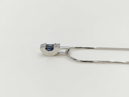 POLA S0.28ct D0.05ct WG 750 6.3g Necklace 