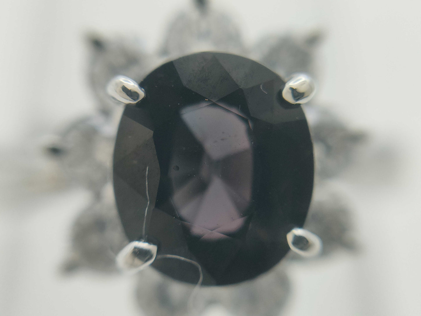 S1.222ct D0.59ct PT900 6.3g Ring 