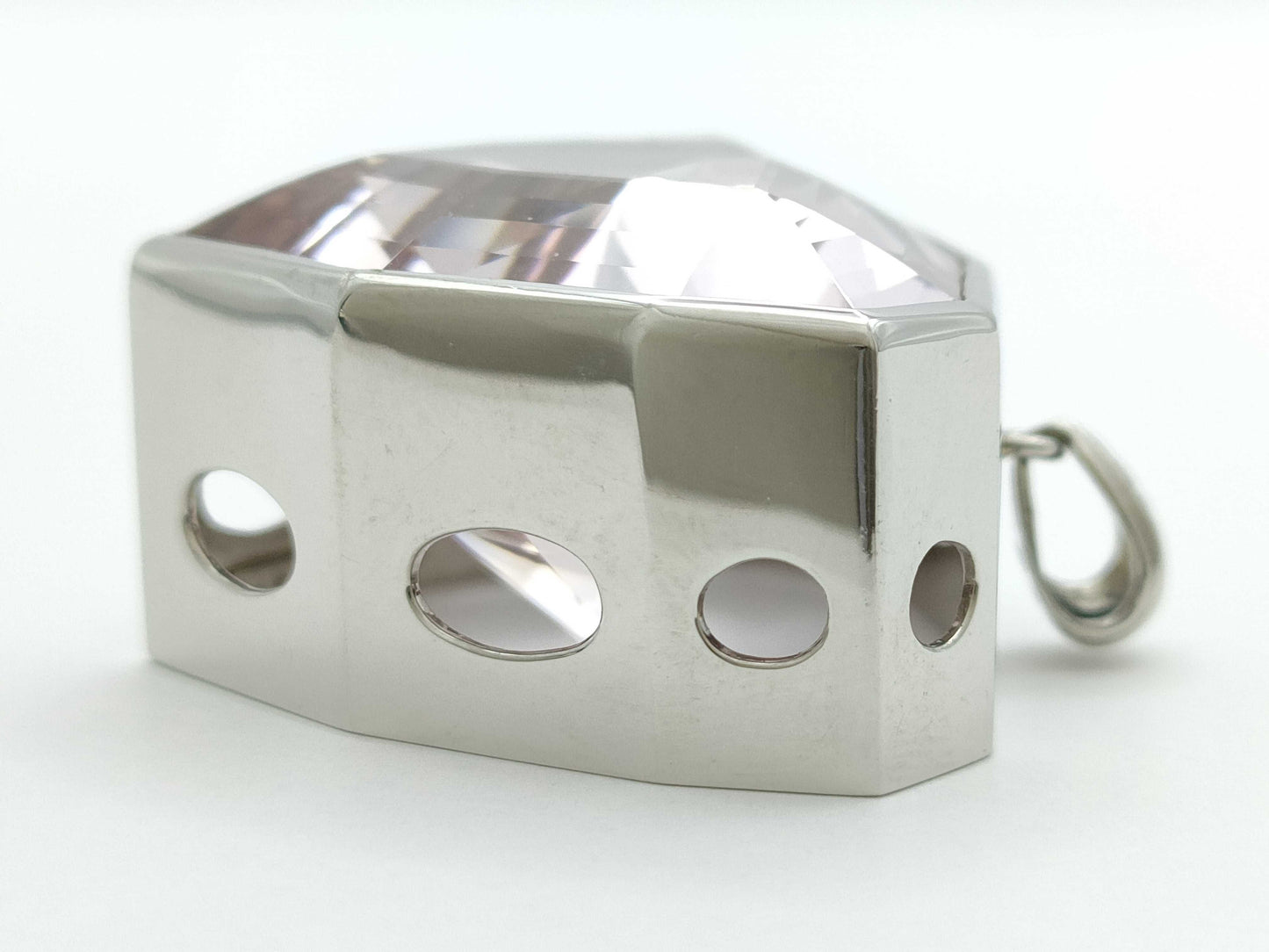 TASAKI Morganite 71.65ct D0.04ct PT900 31.1g Pendant Top 