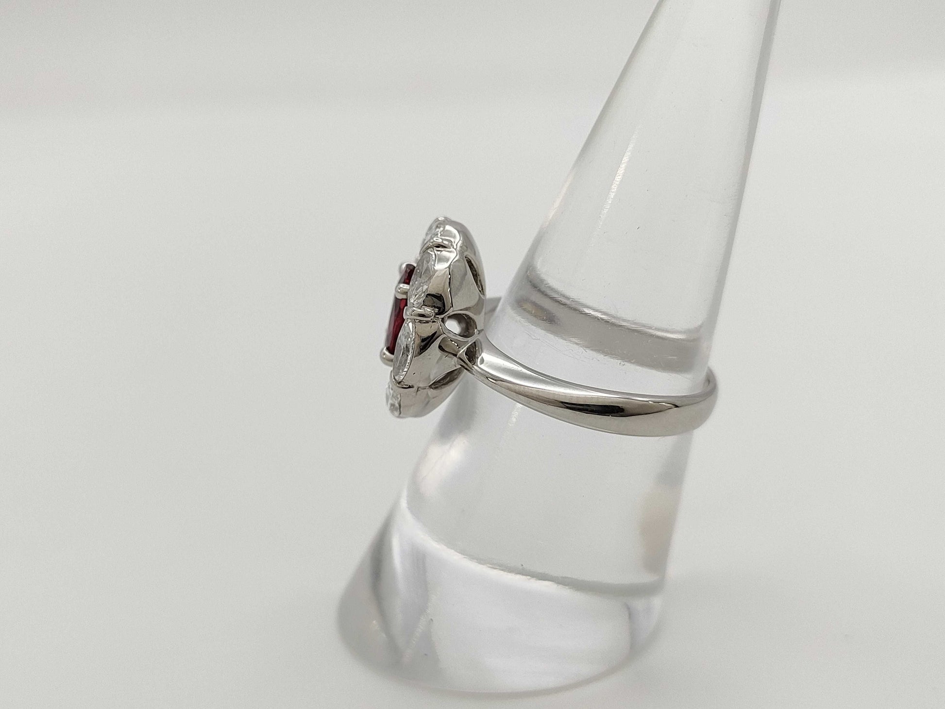 R1.110ct D1.06ct PT900 8.8g Ring 