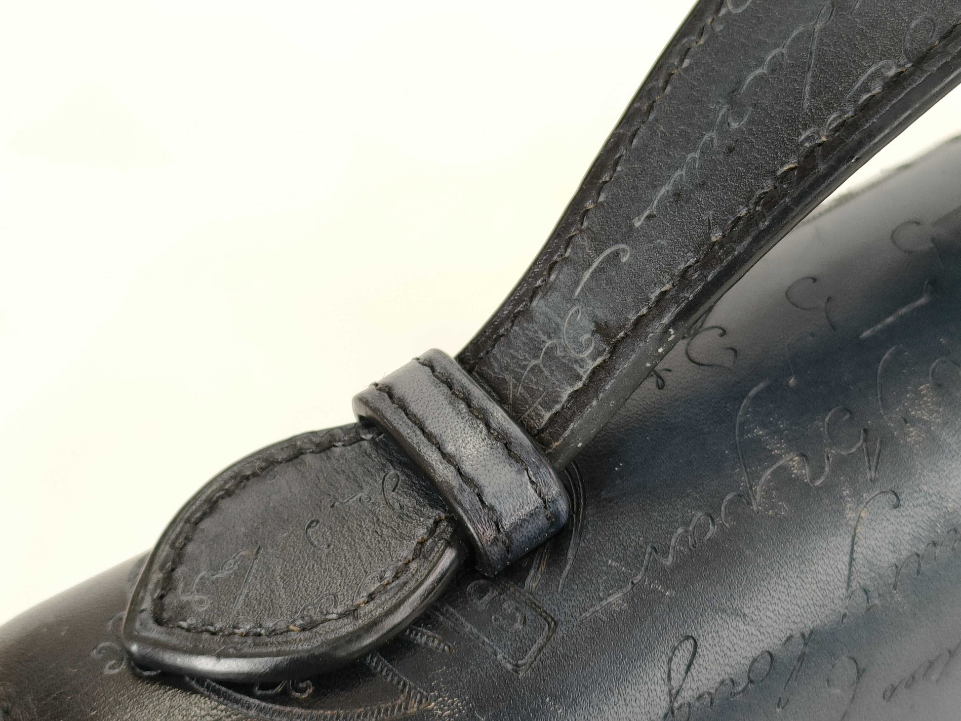 Berluti Organizer Calligraphy Handbag