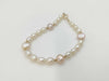 Semi-Round Pearl Diameter: Approx. 3.3-8.0mm, 18K Gold, 7.0g, Bracelet/Bangle 