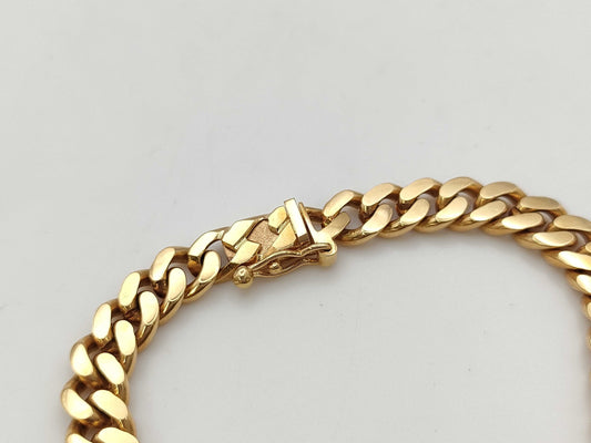 Kihei Double-Sided Single K18 30.4g Bracelet/Bangle 