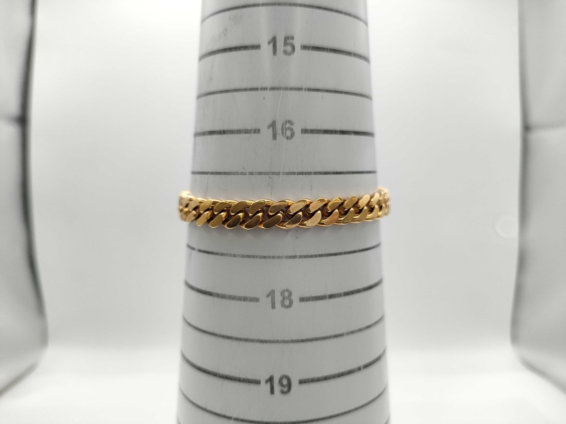 Kihei Double-Sided Single K18 30.4g Bracelet/Bangle 