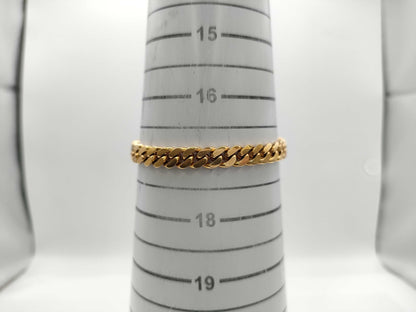 Kihei Double-Sided Single K18 30.4g Bracelet/Bangle 