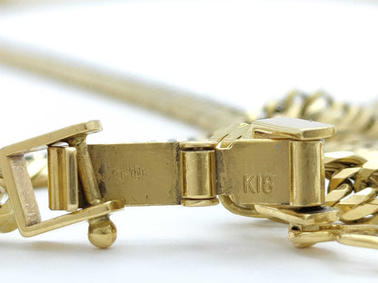 8-sided triple 18K gold 6.6g / 12-sided triple 18K gold 25.5g / 16-sided triple 18K gold 18.6g Necklace 