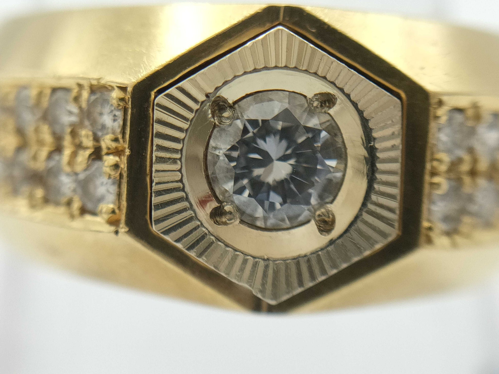 Diamond K18 9.5g Ring 