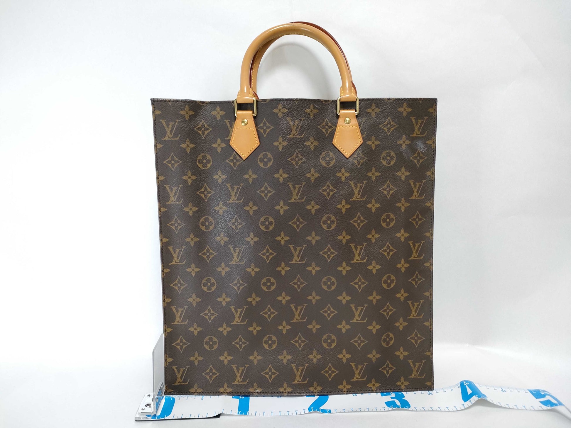 LOUIS VUITTON Monogram Sac Plat M51140 MI1929 Tote Bag