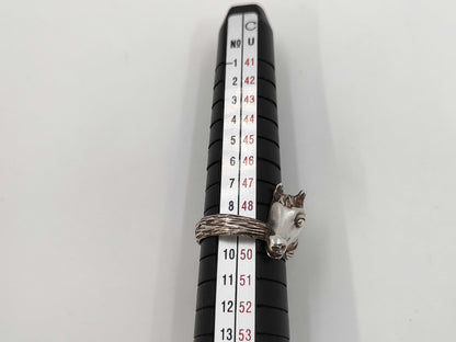 HERMES Cheval Horse 925 Ring