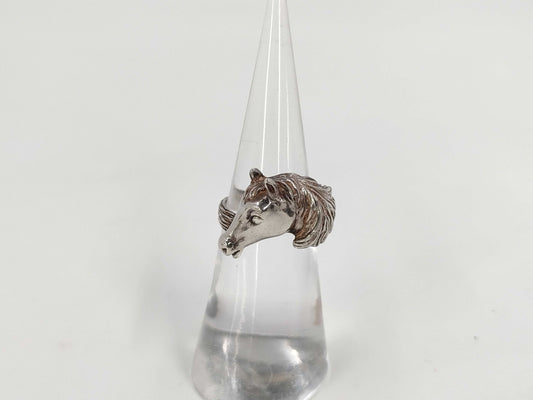HERMES Cheval Horse 925 Ring