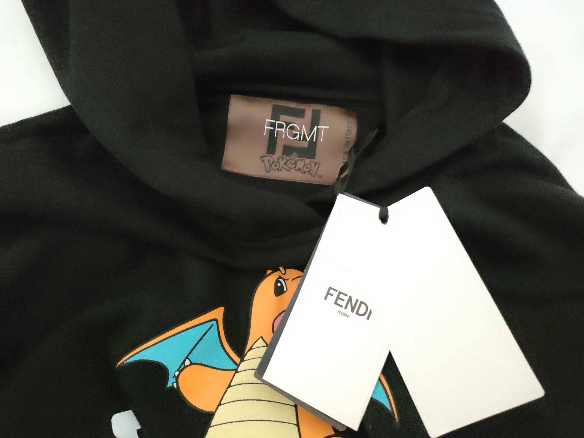 FENDI FENDI x fragment x Pokémon collaboration T-shirt hoodie Dragonite top