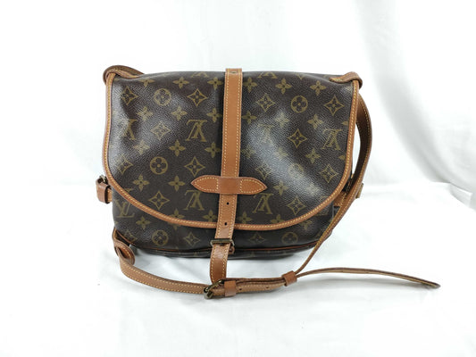 LOUIS VUITTON Monogram LOUIS VUITTON M42256 Monogram Louis Vuitton Monogram Saumur 30 Shoulder Bag Shoulder Bag
