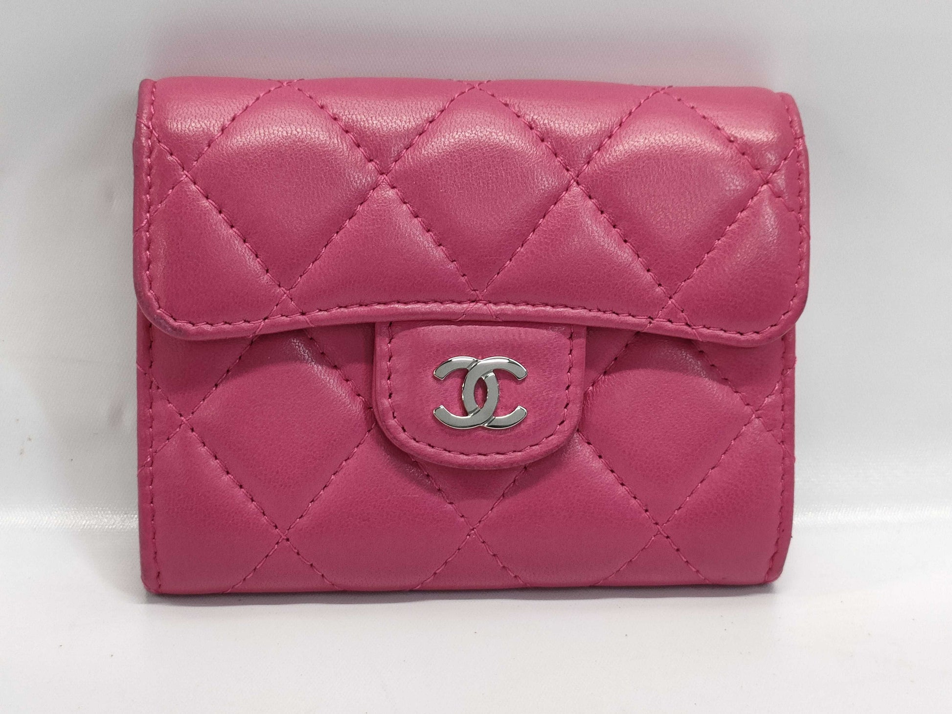 CHANEL CHANEL Lambskin Mini Wallet Wallet