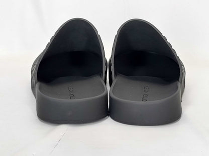 BOTTEGA VENETA Black Rubber Sandals