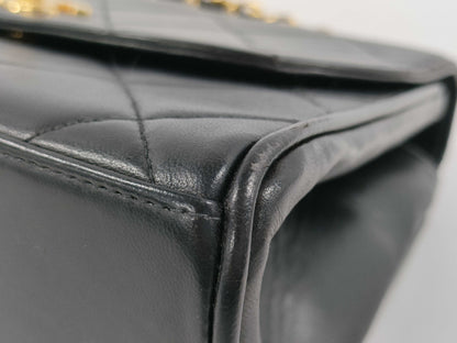 CHANEL Lambskin Matelasse Chain Hand Shoulder Bag
