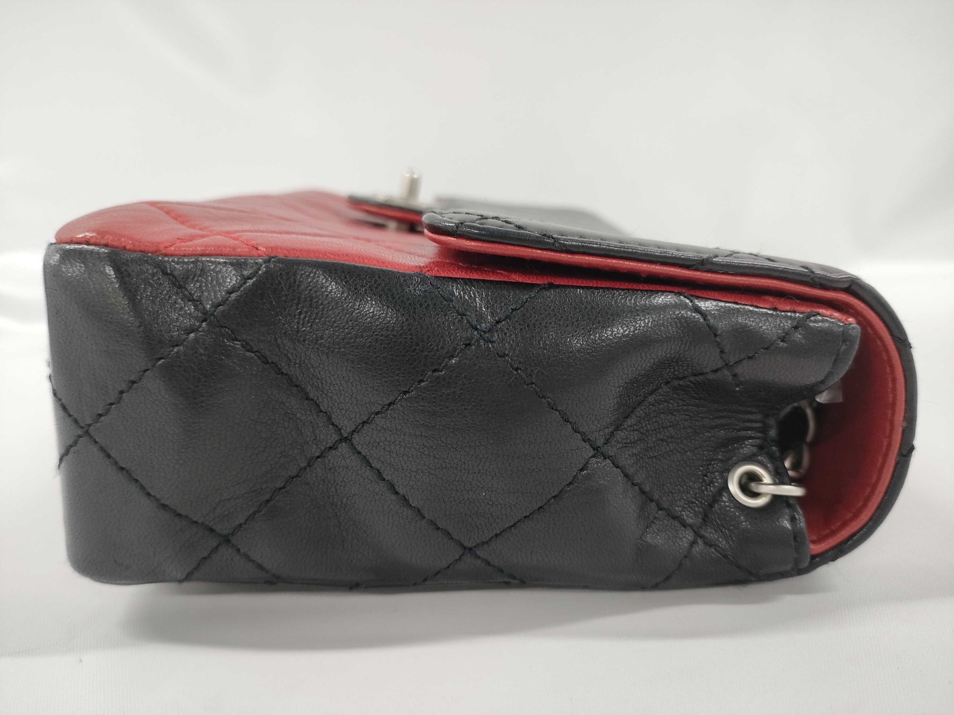 CHANEL Two-tone Matelasse Chain Shoulder Bag