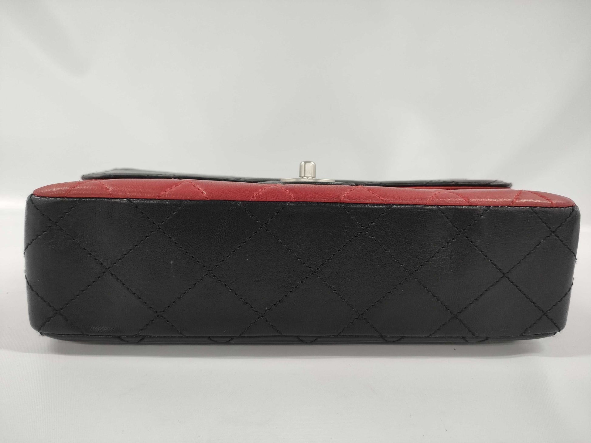 CHANEL Two-tone Matelasse Chain Shoulder Bag