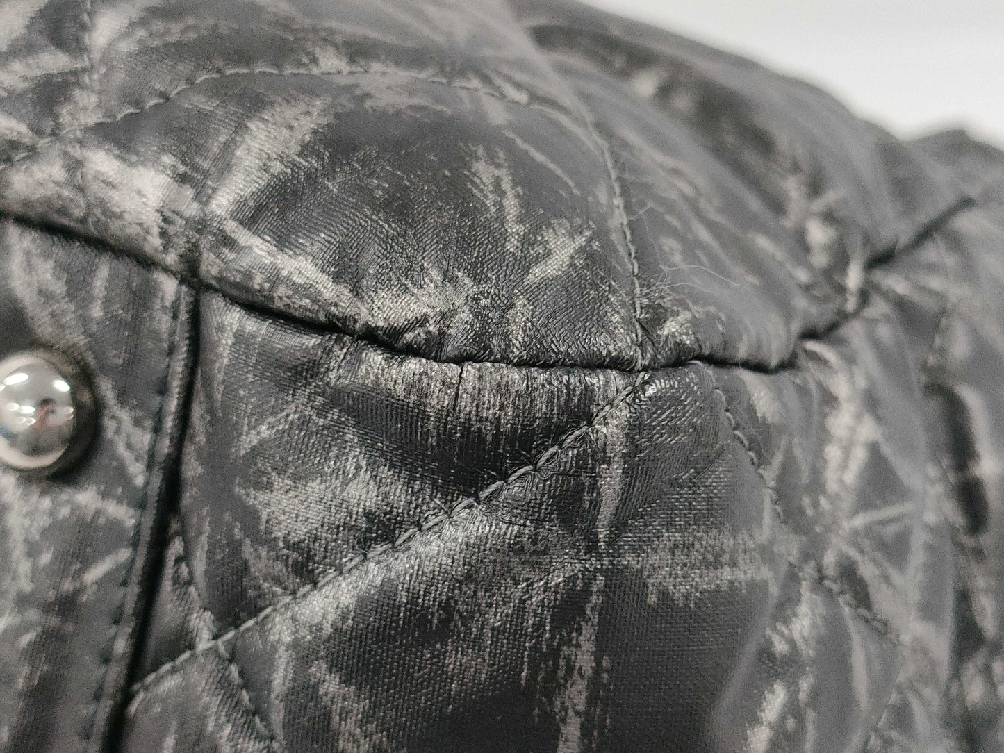 CHANEL Matelasse Nylon Chain Shoulder Bag