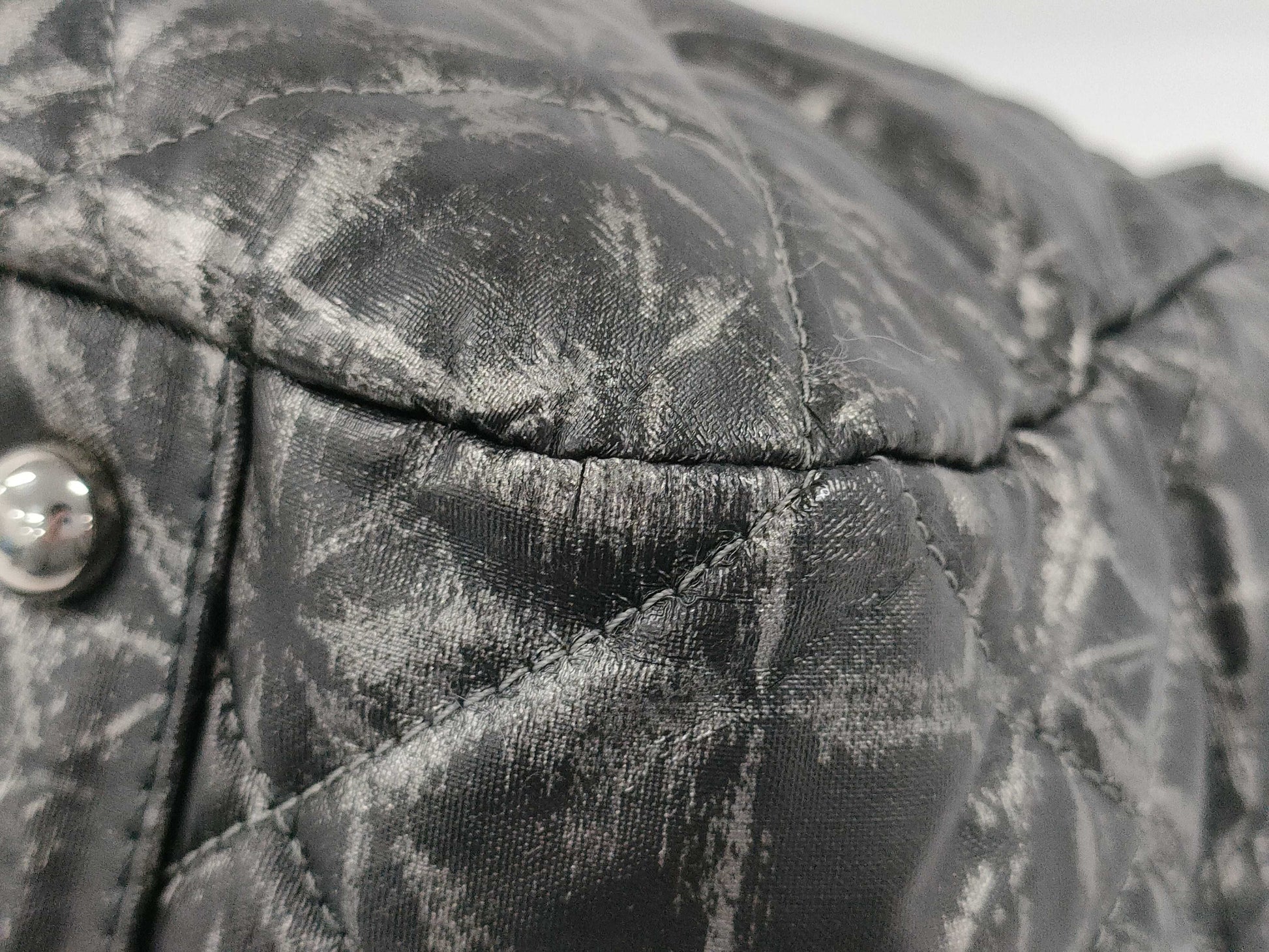 CHANEL Matelasse Nylon Chain Shoulder Bag