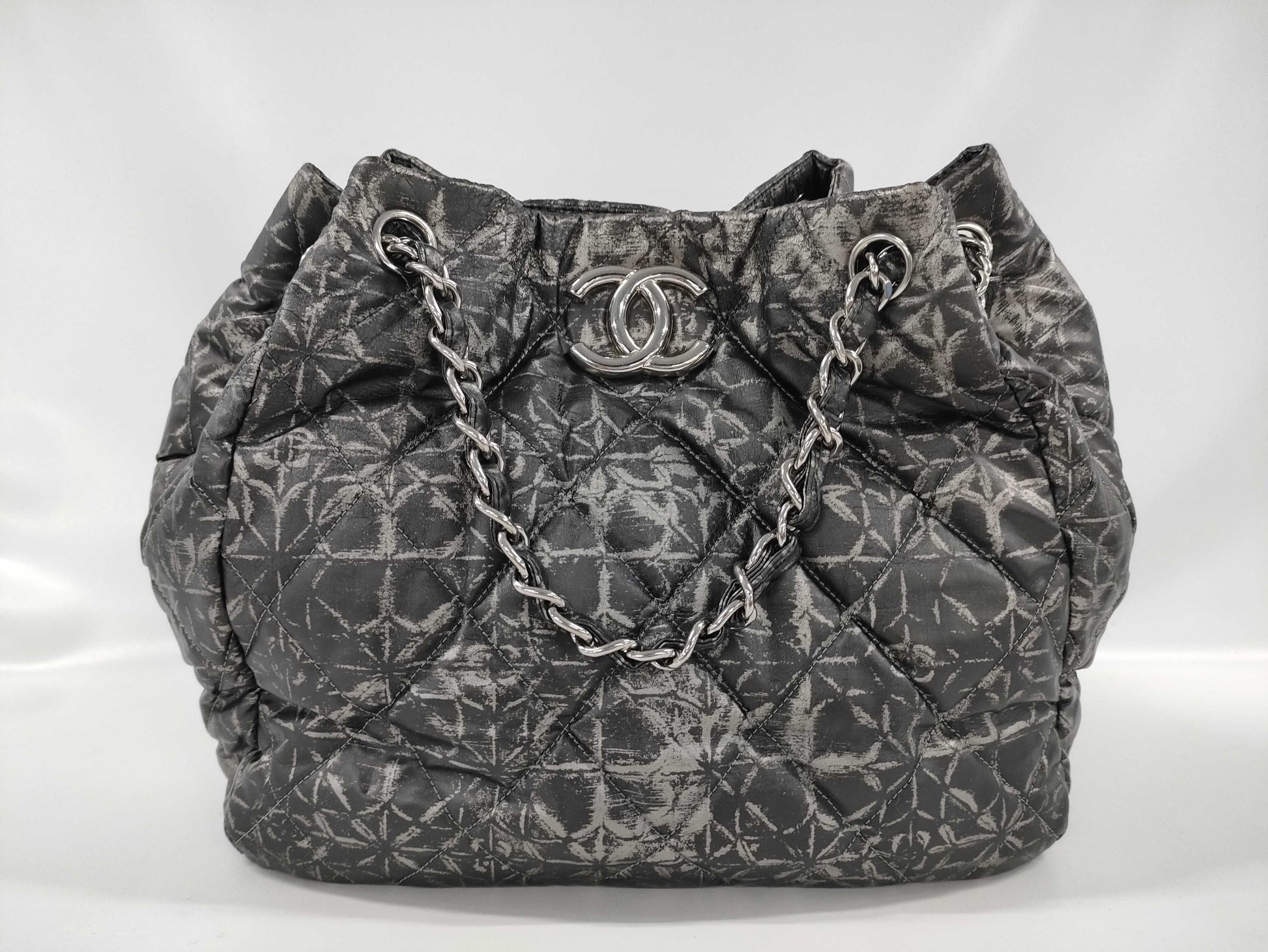 CHANEL Matelasse Nylon Chain Shoulder Bag