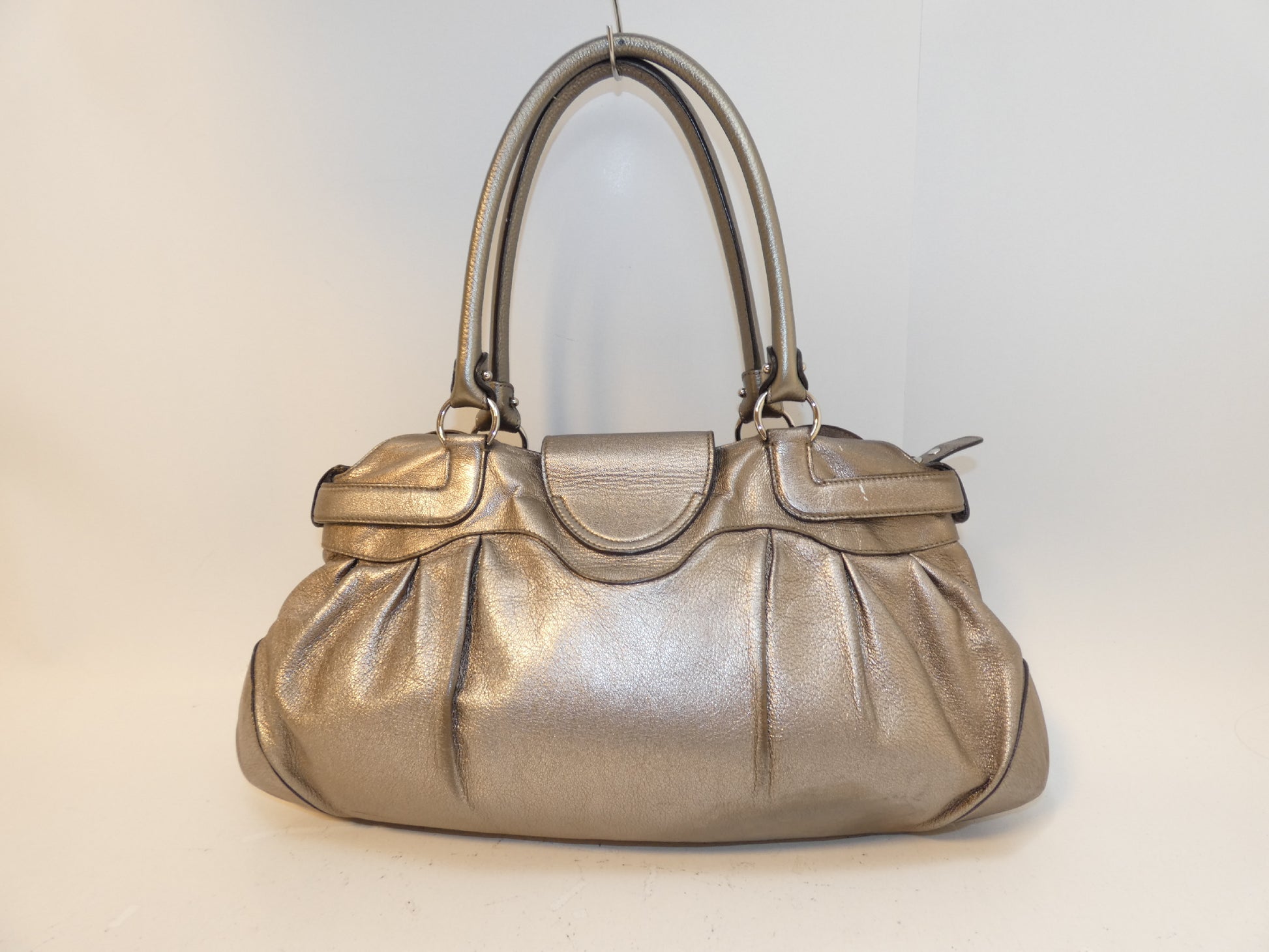 Salvatore Ferragamo Gancini Leather Handbag