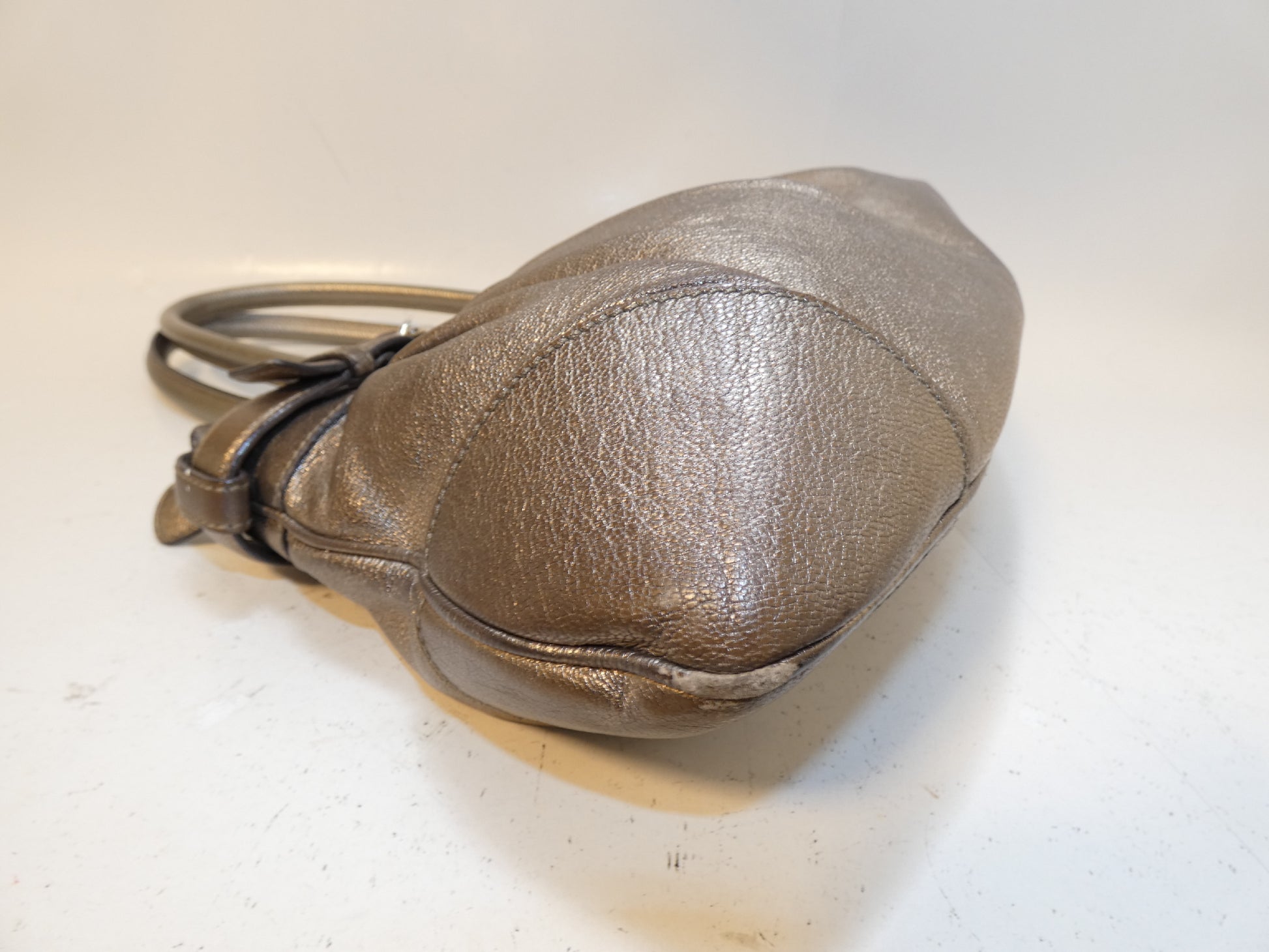 Salvatore Ferragamo Gancini Leather Handbag