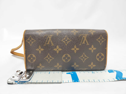 LOUIS VUITTON Monogram Louis Vuitton M51854 Pochette Twin PM CA0030 Monogram Shoulder Bag