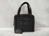 CHANEL Matelasse Handbag, Lambskin, Coco Mark, GD Hardware, 4826784, Black