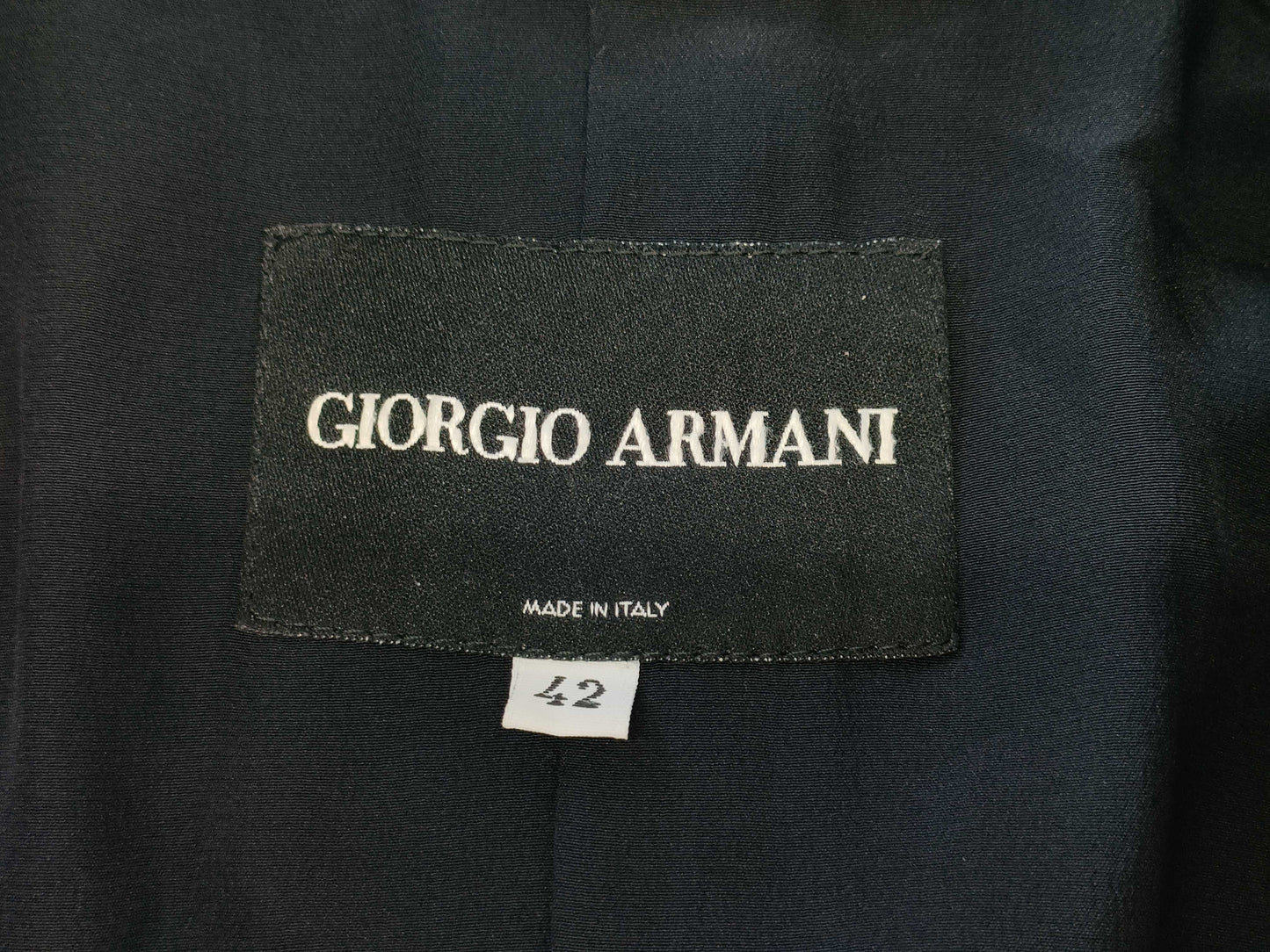 GIORGIO ARMANI Giorgio Armani 42 Suit Set Striped Wool Navy Other Apparel