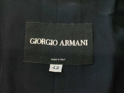GIORGIO ARMANI Giorgio Armani 42 Suit Set Striped Wool Navy Other Apparel