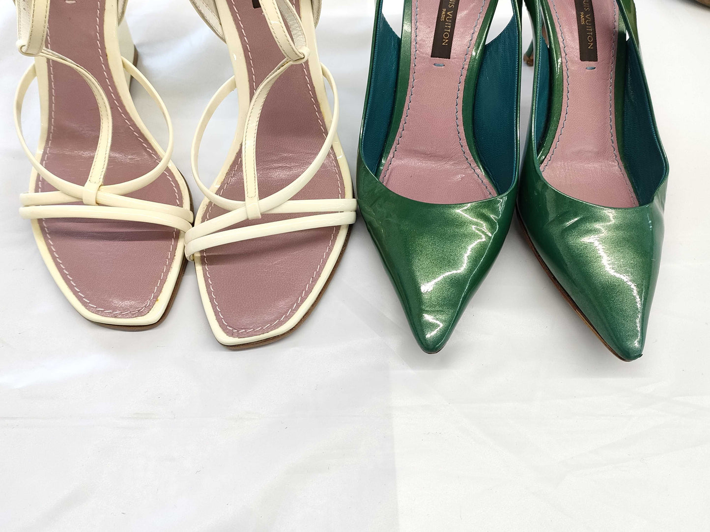 LOUIS VUITTON Louis Vuitton Monogram and other shoes 4-piece set LOUIS VUITTON and other shoes