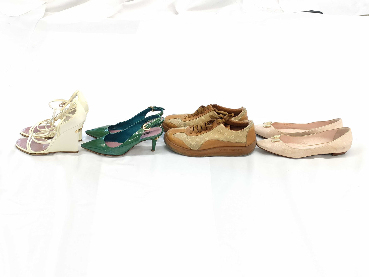 LOUIS VUITTON Louis Vuitton Monogram and other shoes 4-piece set LOUIS VUITTON and other shoes