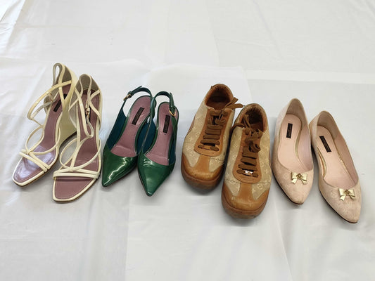 LOUIS VUITTON Louis Vuitton Monogram and other shoes 4-piece set LOUIS VUITTON and other shoes