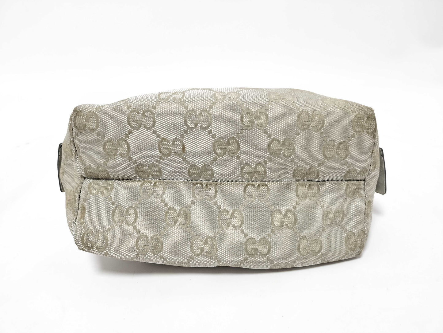 GUCCI GG Canvas Pouch 29595 Silver