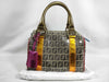 FENDI Zucchino Print Mini Boston Bag 8BL071 Handbag
