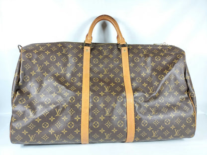 LOUIS VUITTON Monogram M41412 Keepall Bandouliere 60 Boston Bag