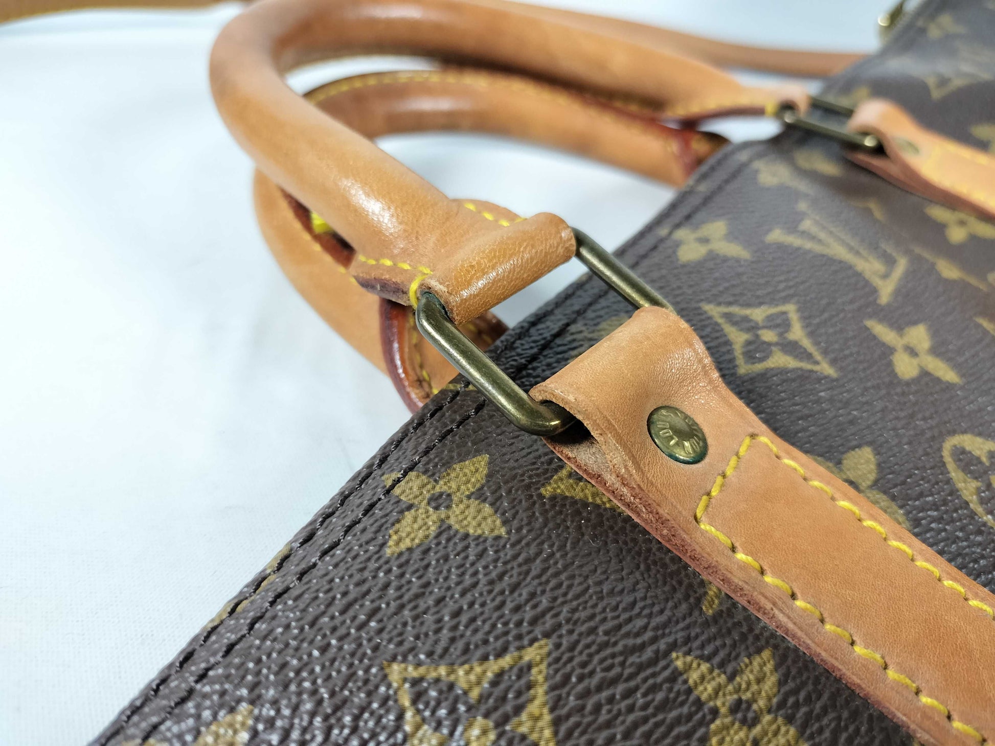 LOUIS VUITTON Monogram M41412 Keepall Bandouliere 60 Boston Bag