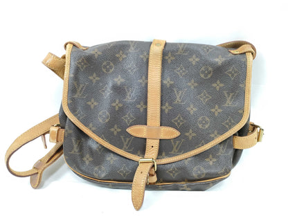 LOUIS VUITTON Monogram M42256 Saumur Shoulder Bag