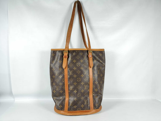 LOUIS VUITTON Monogram M42236 Bucket GM Handbag