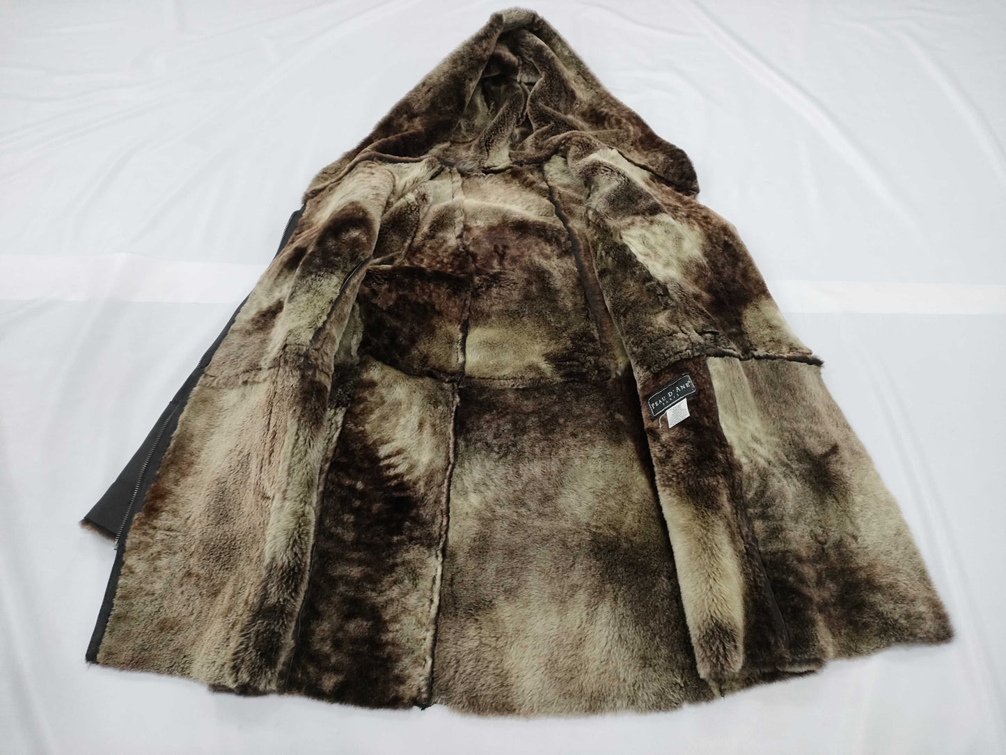 PEAU D`ANE Size 38 Sheepskin Long Coat