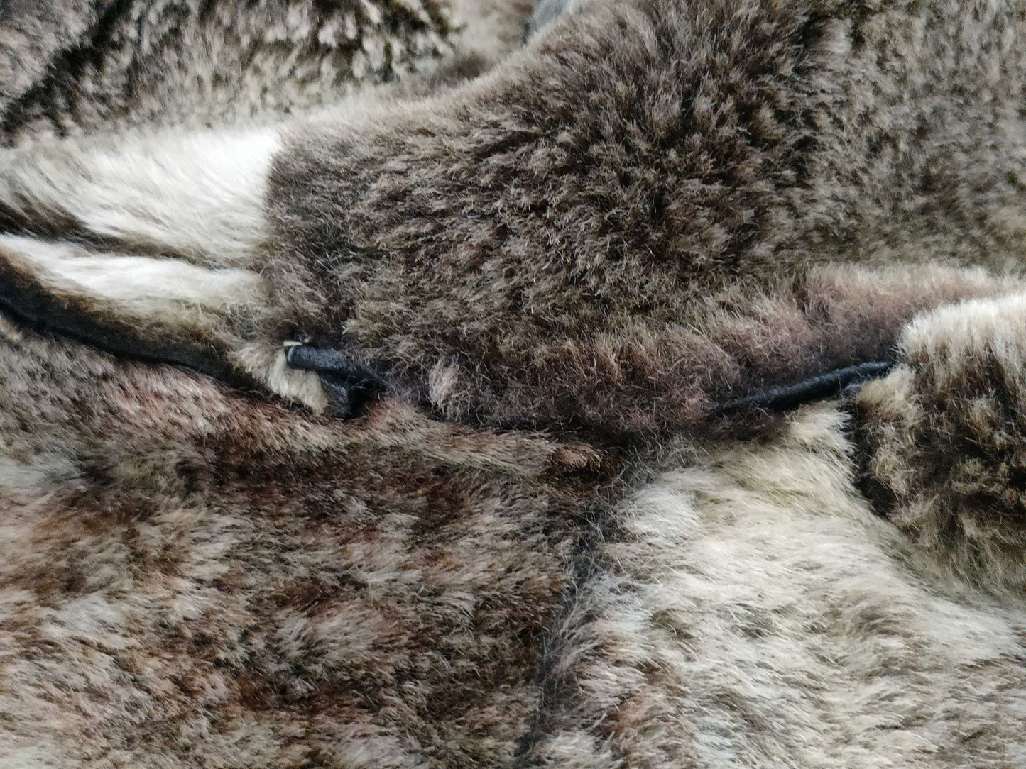 PEAU D`ANE Size 38 Sheepskin Long Coat